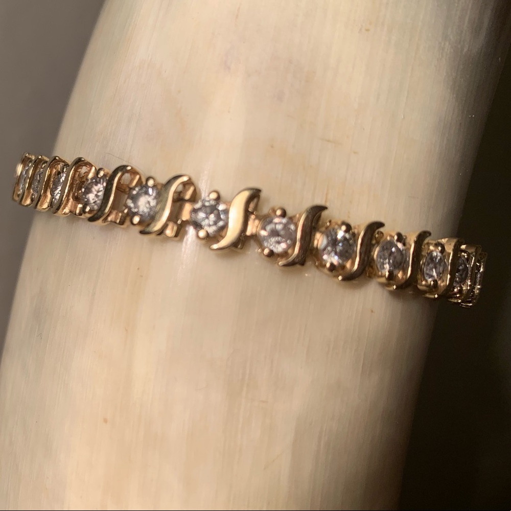 Stunning 5 Carat Diamond Tennis Bracelet